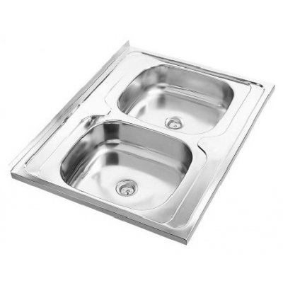 Zlewozmywak stalowy 2-komorowy stal szlachetna Deante Neo Kanon ZN6 0200